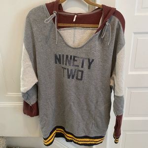 Free People Hooded Sweatshirt